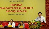В Ханое прошла пресс-конференция по итогам 7-й сессии Вьетнамского парламента 13-го созыва