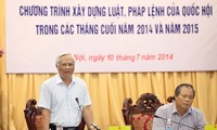 Активизируется реализация программы законотворческой деятельности вьетнамского парламента