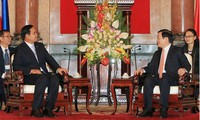 Президент СРВ Чыонг Тан Шанг принял премьер-министра Таиланда