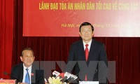 Президент СРВ Чыонг Тан Шанг: необходимо повысить качество судебных кадров 