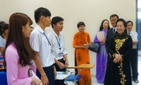 Вице-президент СРВ Нгуен Тхи Зоан посетила Университет имени Тон Дык Тханга в г.Хошимине