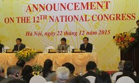 12-й съезд Компартии Вьетнама состоится с 20 по 28 января 2016 года
