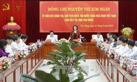 Глава вьетнамского парламента посетила провинцию Каобанг с рабочим визитом