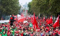 В Бельгии прошла акция протеста против политики жесткой экономии 