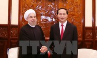 Президент Вьетнама устроил прием в честь президента Ирана