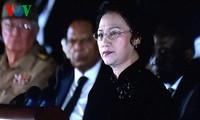 Нгуен Тхи Ким Нган приняла участие в церемонии почтения памяти Фиделя Кастро на Кубе