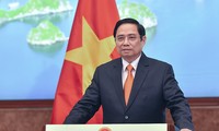 Премьер-министр Фам Минь Чинь: Вьетнам готов вместе с Китаем и другими странами содействовать торговле услугами и развитию цифровой экономики 