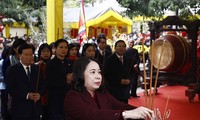 Врио президента Во Тхи Ань Суан приняла участие в церемонии празднования 1983-й годовщины восстания, возглавленного сёстрами Чынг