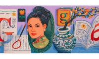 Google чествовал Шыонг Нгует Ань – основателя первой во Вьетнаме газеты, призывающей к уважению прав женщин