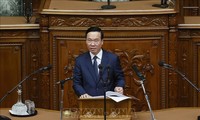 Президент Во Ван Тхыонг выступил перед парламентом Японии 