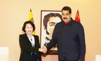 阮氏金银会见委内瑞拉总统马杜罗