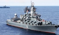 俄罗斯海军军舰抵达庆和省金兰国际港