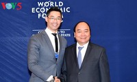 阮春福会见WEF、AIIB和Cisco集团领导人