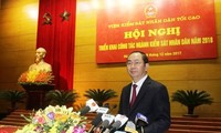 越南国家主席陈大光出席2018年检察部门工作部署会议