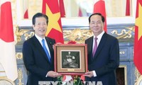 越南国家主席陈大光会见日本公明党党魁山口那津男