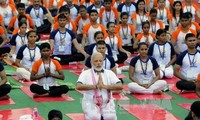印度纪念国际瑜伽日
