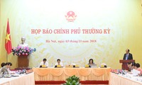 越南政府举行十月份例行记者会