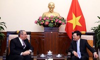 越南政府副总理兼外长范平明会见埃及驻越大使那伊恩