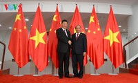 នាយករដ្ឋមន្ត្រីលោក Nguyen Xuan Phuc អញ្ជើញជួបសម្តែងការគួរសមអគ្គលេខាបក្ស ប្រធានរដ្ឋចិនលោក Xi Jinping