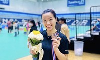 Nguyen Thuy Linh បានឈ្នះជើងឯករងលើវិញ្ញាសាឯកត្តជននារីក្នុងការប្រកួតវាយសីអន្តរជាតិ Thailand International Challenge ២០២៣