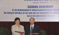 Canada, Việt Nam ký Biên bản ghi nhớ Dự án kỹ năng nghề nghiệp 