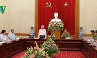 Tổng Bí thư Nguyễn Phú Trọng thăm và làm việc với  Đảng ủy Công an Trung ương