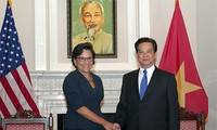Thủ tướng Nguyễn Tấn Dũng tiếp Bộ trưởng Thương mại và Đại diện Thương mại Hoa Kỳ