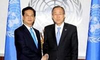 Thủ tướng Nguyễn Tấn Dũng hội kiến với Tổng thư ký Liên hợp quốc