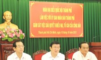 Chủ tịch nước Trương Tấn Sang tiếp xúc cử tri tại thành phố Hồ Chí Minh