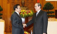 Phó Thủ tướng Nguyễn Thiện Nhân tiếp Chủ tịch Hội hữu nghị Trung - Việt 