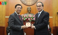 Chủ tịch Ủy ban Trung ương MTTQ Việt Nam Nguyễn Thiện Nhân tiếp Đại sứ Thái Lan