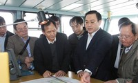 Phó Thủ tướng Hoàng Trung Hải kiểm tra tiến độ thi công các công trình trọng điểm tại Hải Phòng