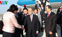 Chủ tịch Quốc hội Nguyễn Sinh Hùng bắt đầu thăm chính thức Cộng hòa Italia