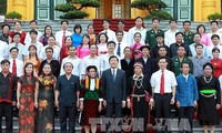 Chủ tịch nước tiếp Đoàn đại biểu học tập và làm theo tấm gương đạo đức Hồ Chí Minh tỉnh Hà Giang