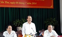 Phó thủ tướng Chính phủ Vũ Văn Ninh làm việc với lãnh đạo thành phố Cần Thơ
