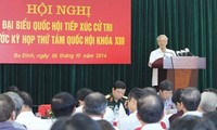 Tổng Bí thư Nguyễn Phú Trọng tiếp xúc cử tri tại Hà Nội
