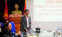 Đoàn Đại biểu Quốc hội các tỉnh phía Nam tới thăm Đài Tiếng nói Việt Nam
