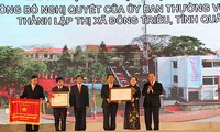 Công bố thành lập thị xã Đông Triều (tỉnh Quảng Ninh)
