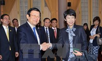 Chủ tịch nước Trương Tấn Sang tiếp Đoàn doanh nghiệp Nhật Bản 