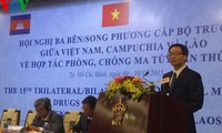 Việt Nam- Campuchia- Lào tăng cường hợp tác phòng, chống ma túy
