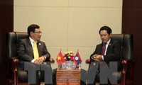 Hoạt động của Phó Thủ tướng, Bộ trưởng Ngoại giao Phạm Bình Minh tại Lào