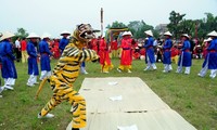 Độc đáo nghệ thuật hát và múa Ải Lao trong Lễ hội Gióng