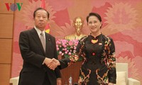 Chủ tịch Quốc hội tiếp Đoàn Chủ tịch Liên minh Nghị sĩ Hữu nghị Nhật - Việt