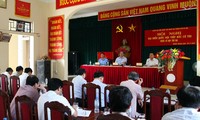 Bí thư Thành ủy Hà Nội Hoàng Trung Hải tiếp xúc cử tri tại huyện Ba Vì 