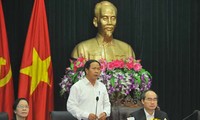 Chủ tịch Ủy ban Trung ương MTTQ Việt Nam Nguyễn Thiện Nhân làm việc với thành phố Hải Phòng