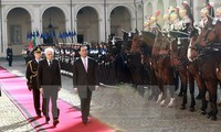 Lễ đón chính thức Chủ tịch nước Trần Đại Quang tại dinh Tổng thống Italia