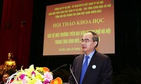 Chủ tịch Ủy ban Trung ương MTTQ Việt Nam dự hội thảo khoa học Bảo vệ môi trường trên địa bàn Hà Nội