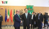 Chủ tịch nước Trần Đại Quang gặp Thị trưởng thành phố Milan và Chủ tịch Vùng Lombardia 