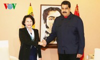 Chủ tịch Quốc hội Nguyễn Thị Kim Ngân hội kiến với Tổng thống Venezuela