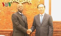 Chủ tịch nước Trần Đại Quang tiếp Giám đốc quốc gia Ngân hàng thế giới tại Việt Nam